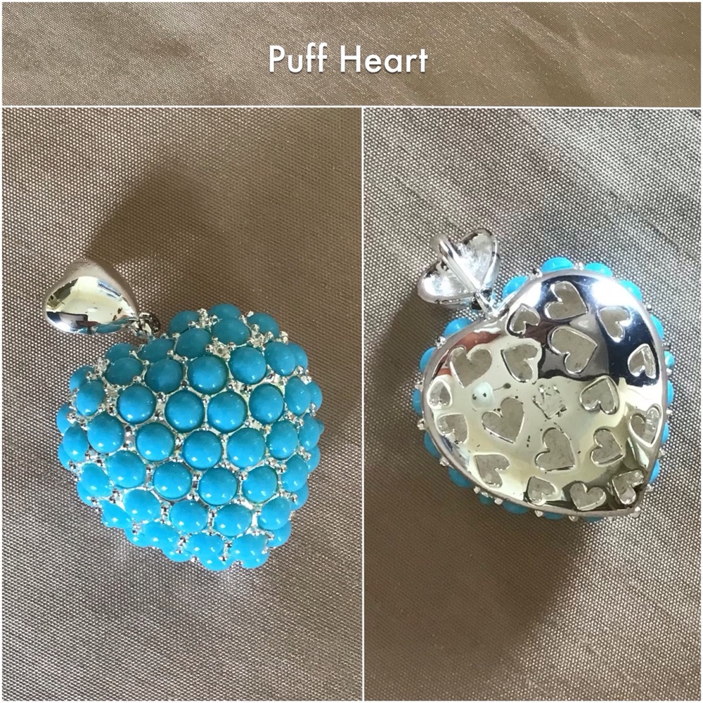 Puff Heart with Chain 🌿 - Picture 5 of 5